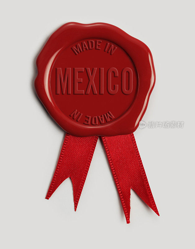 墨西哥制造蜡邮票