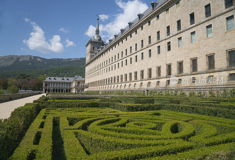西班牙圣洛伦索皇家修道院的装饰花园