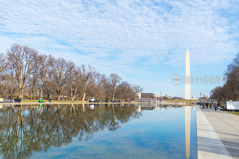 华盛顿纪念碑和倒影池