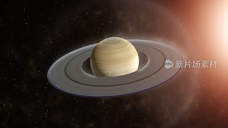 土星行星-库存镜头