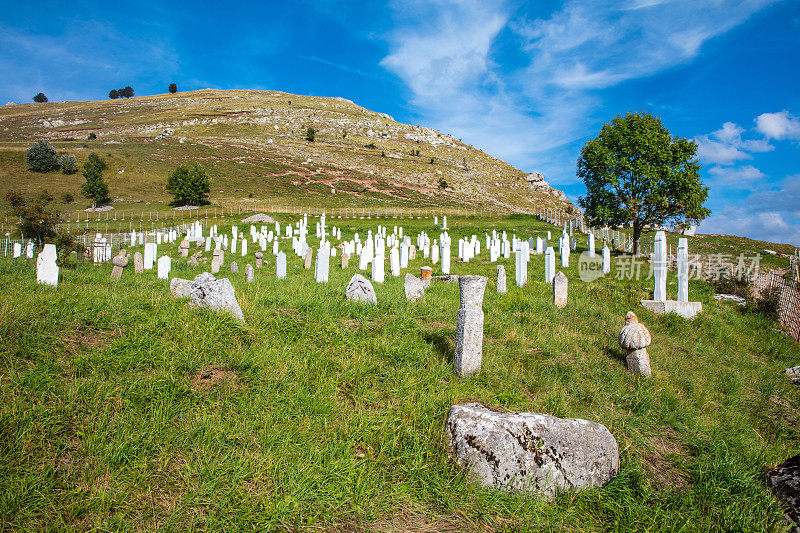 波斯尼亚和黑塞哥维那，卢科米尔，穆斯林墓地