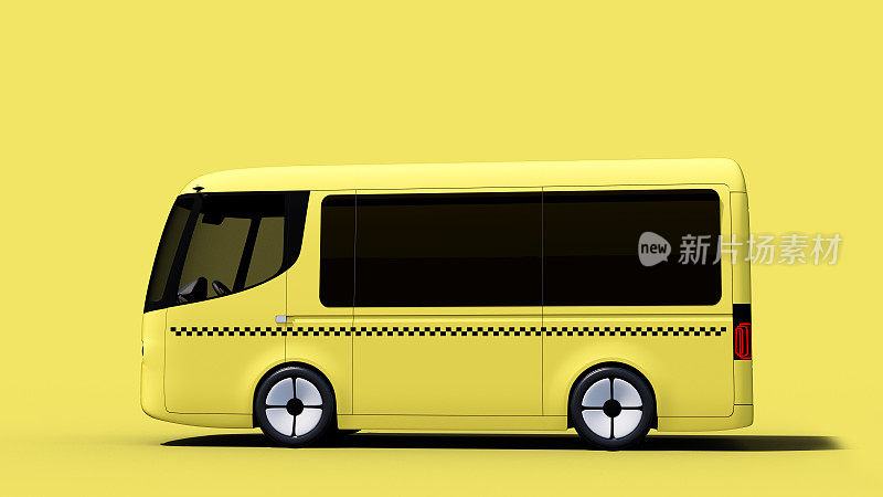 黄色电动自动驾驶出租车品牌