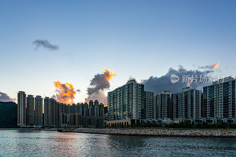 香港的高层住宅大厦