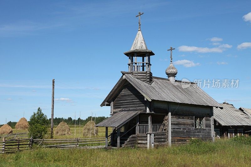 基诺零国家公园的木制教堂