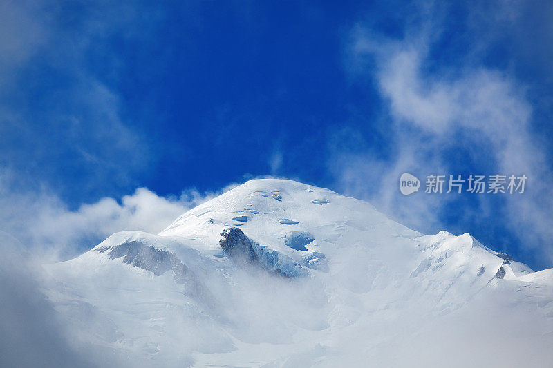 夏日的勃朗峰