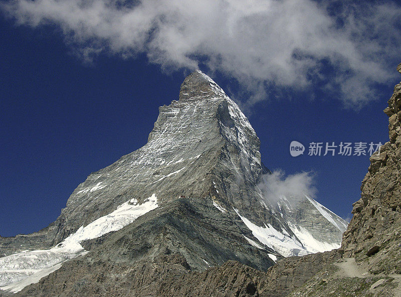 阿尔卑斯风景马特洪山，瑞士