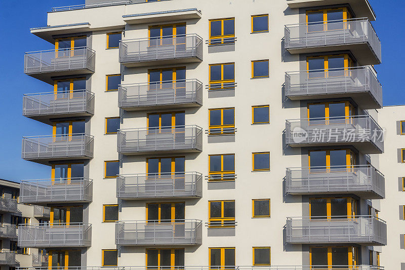 现代公寓楼