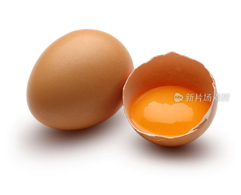 棕色生鸡蛋