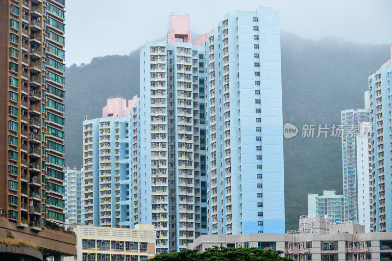 香港的住宅楼