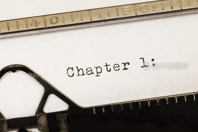 第一章是在旧打字机上写的。