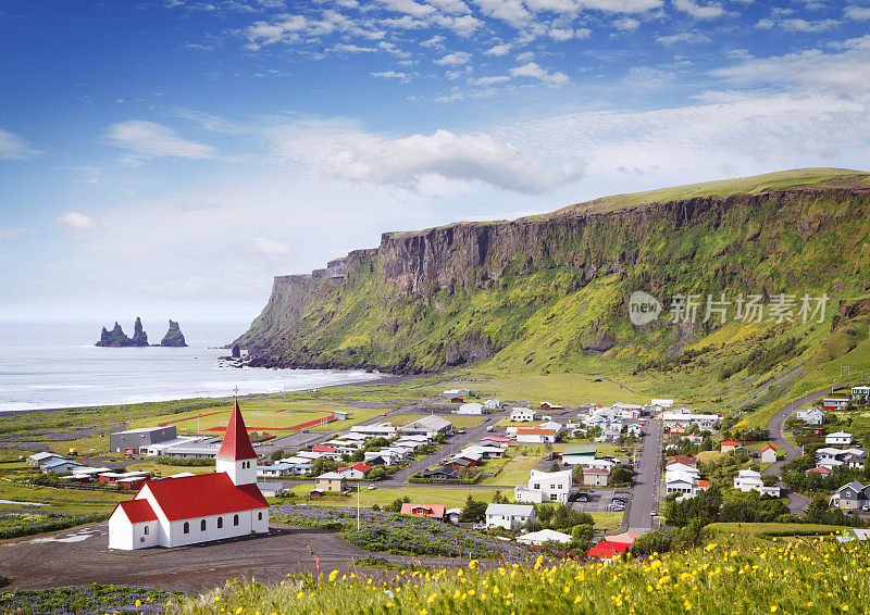 南冰岛的维克镇