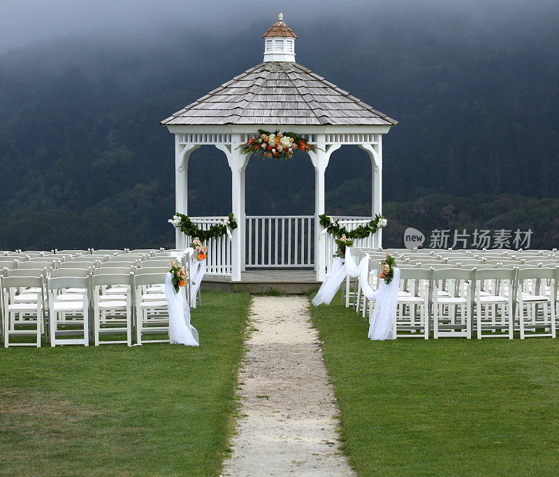 山顶婚礼露台。