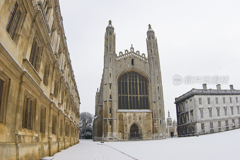 雪中的剑桥