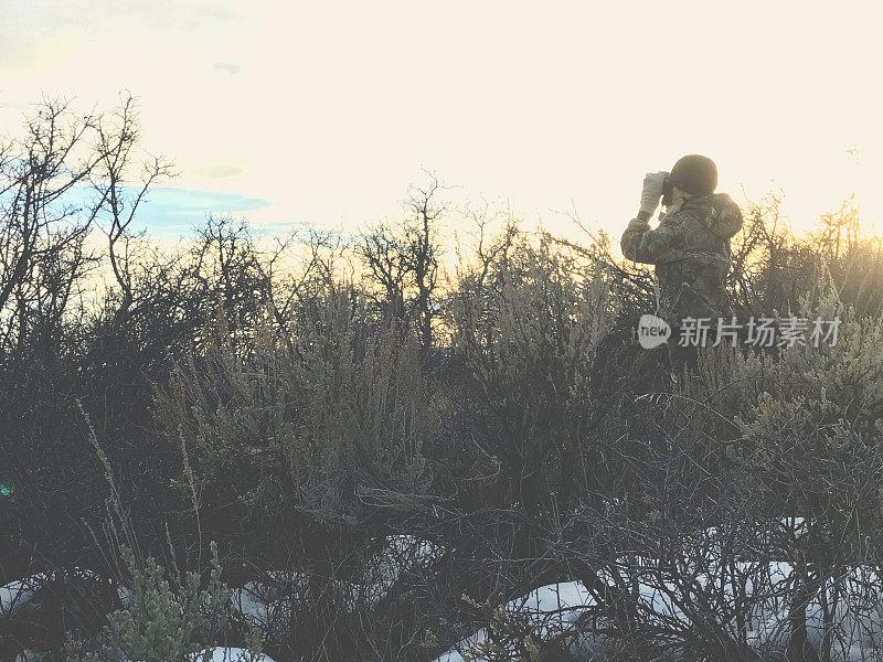 白色风景-科罗拉多州西部高海拔冬季降雪