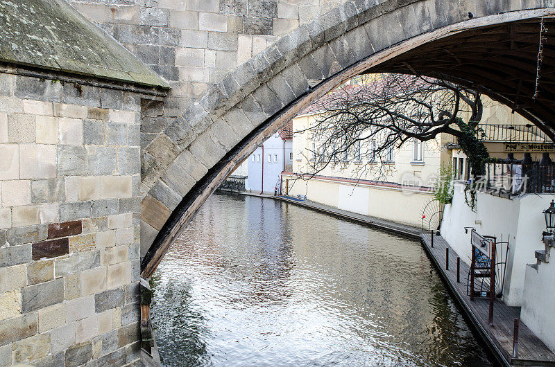 水渠和桥拱
