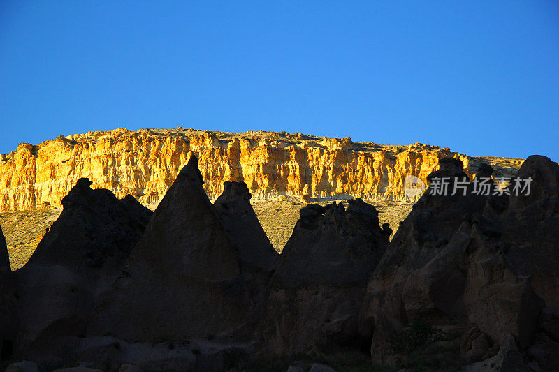 土耳其卡帕多西亚的极端地形，有被称为精灵烟囱的火山岩