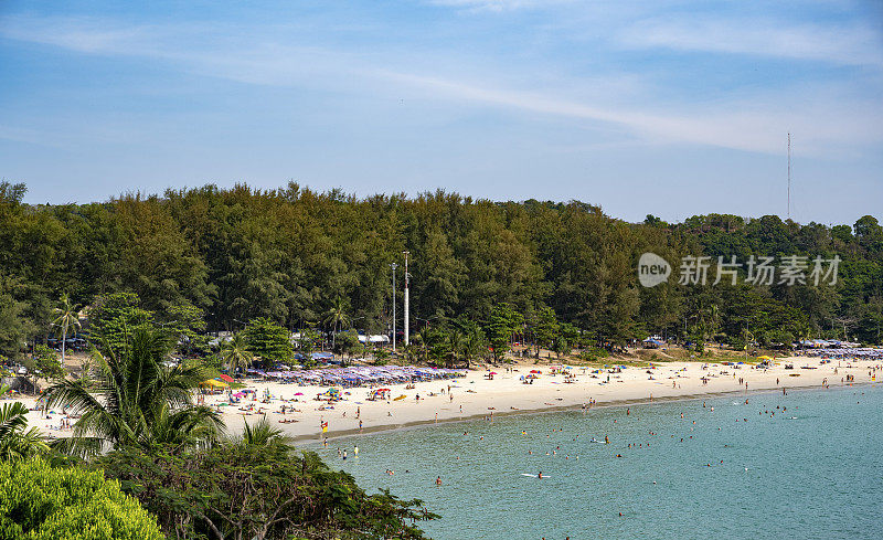 泰国普吉岛南部的奈汉海滩