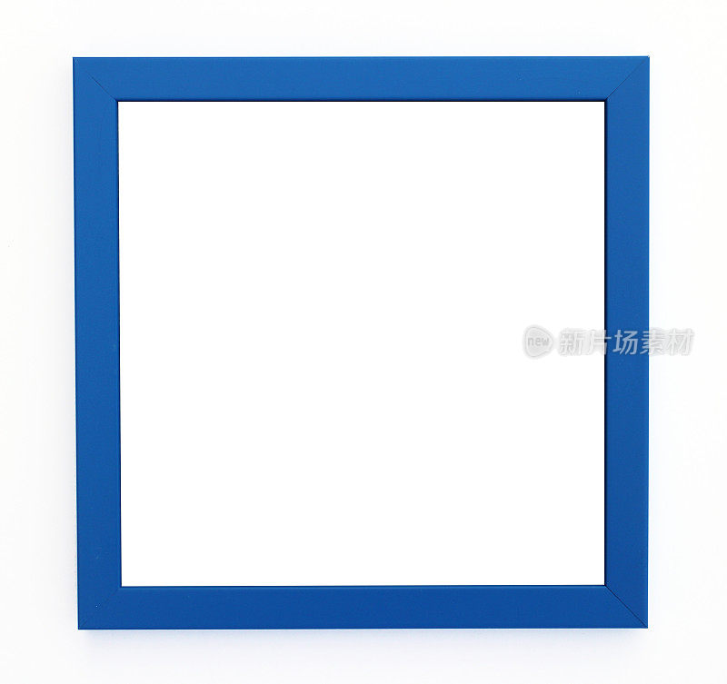 蓝色的方形框架