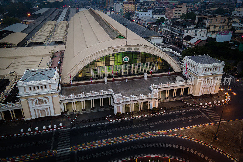 泰国曼谷的华兰芳火车站