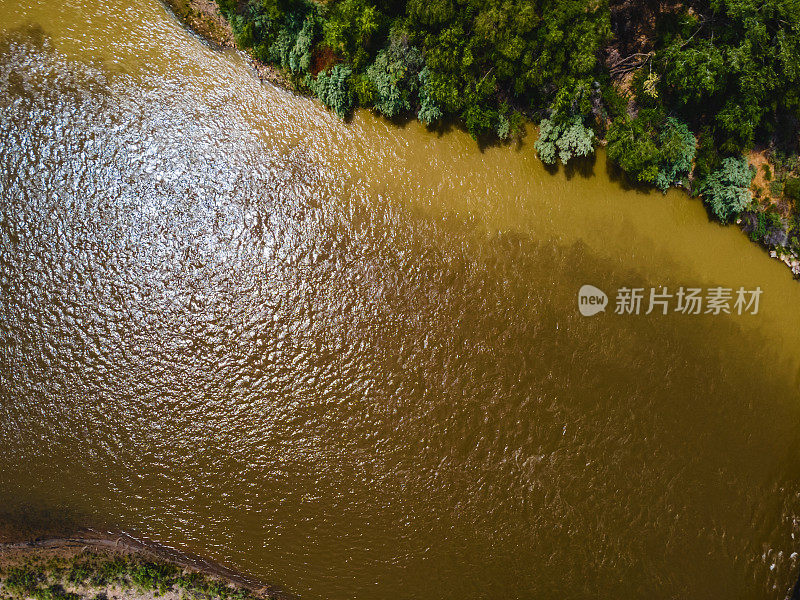 美国西部科罗拉多河春季径流航拍地球未来生活系列照片