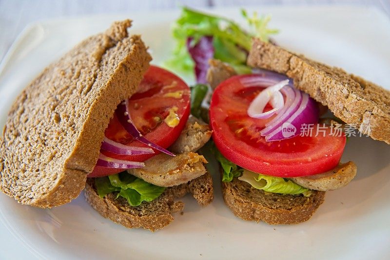 鸡肉三明治