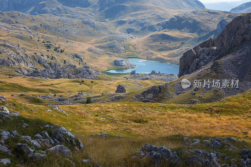 夏季的高山景观