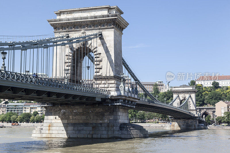 匈牙利布达佩斯多瑙河上的链桥
