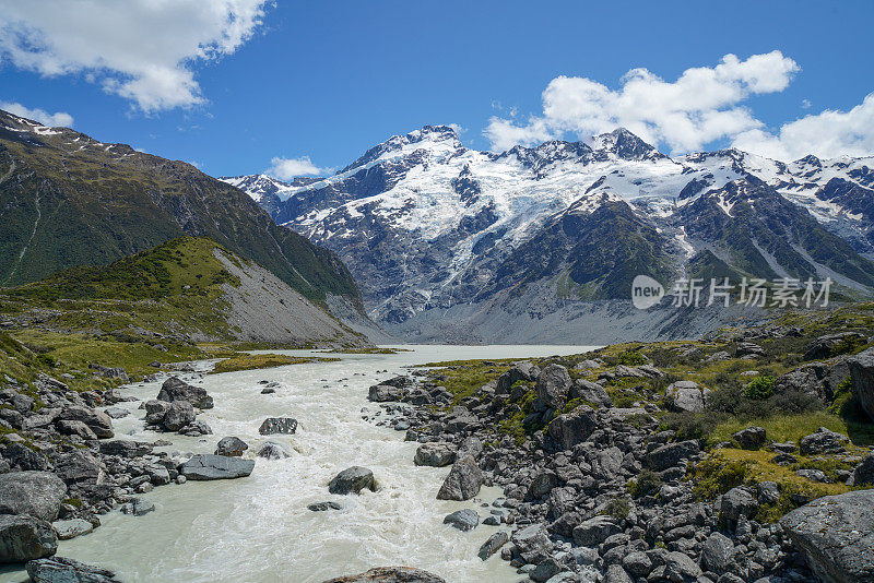 库克山国家公园风景，南岛，新西兰