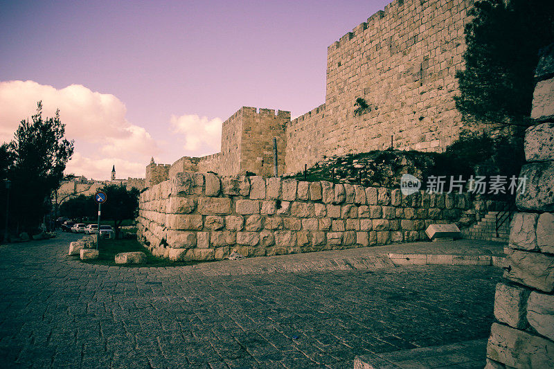 耶路撒冷老城区的街道