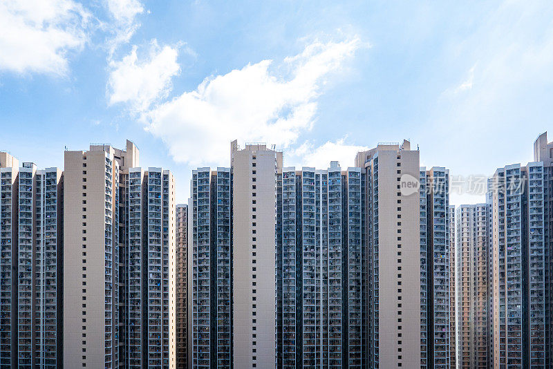 秀茂坪的高层住宅大厦