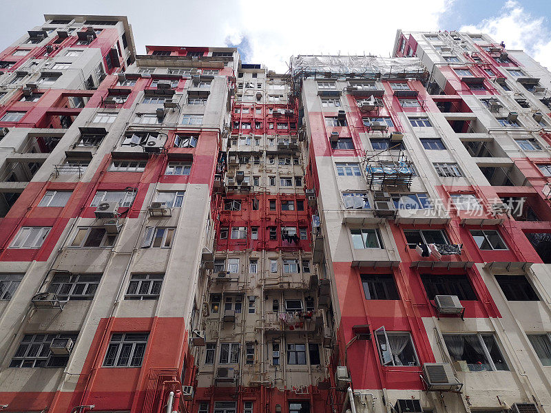 香港铜锣湾的老式公寓