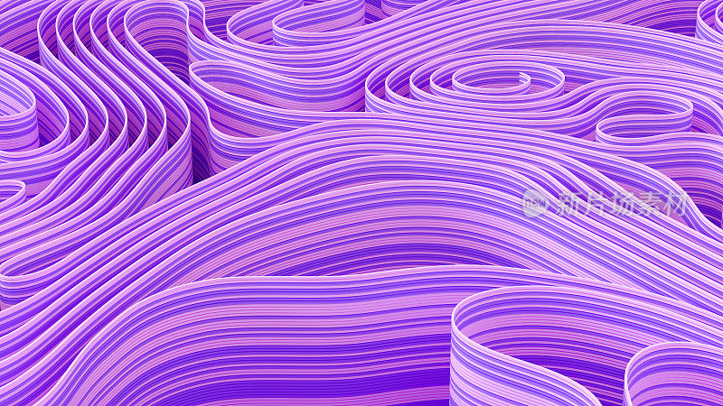 抽象的波浪螺旋背景