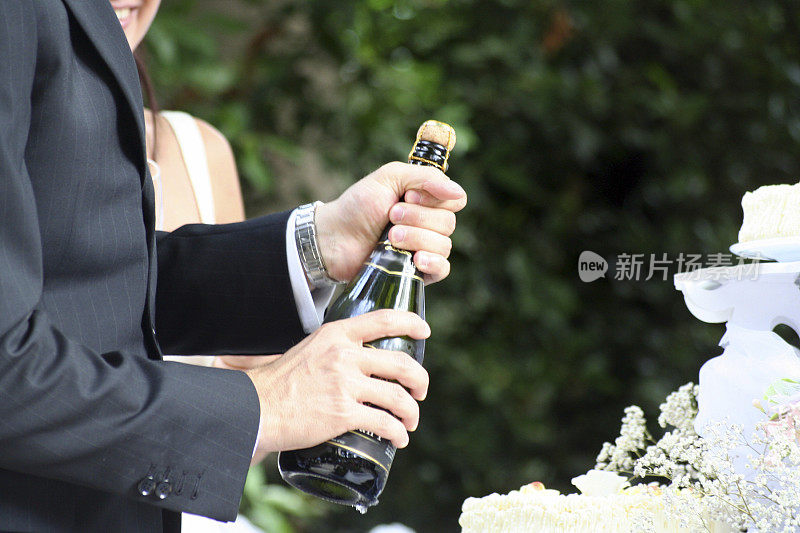 婚礼香槟