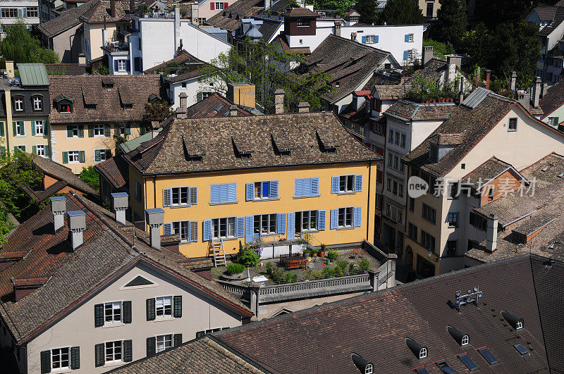 瑞士苏黎世的传统建筑