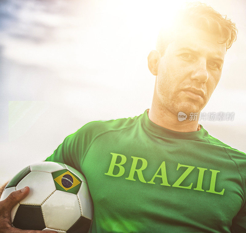 巴西足球运动员肖像