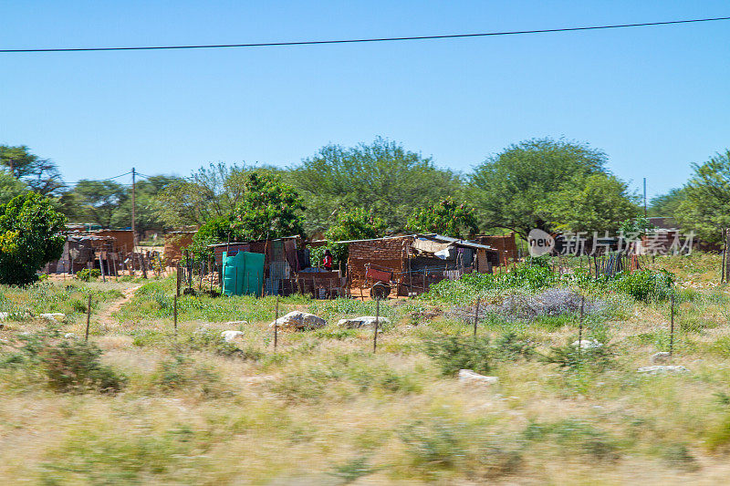 纳米比亚的棚屋