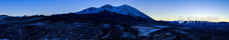 国会峰，麋鹿山日落