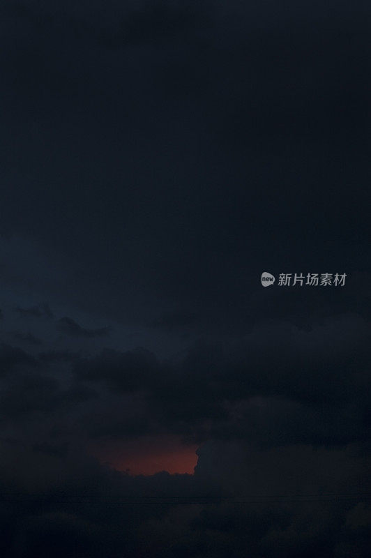 暴风雨的Cloudscape