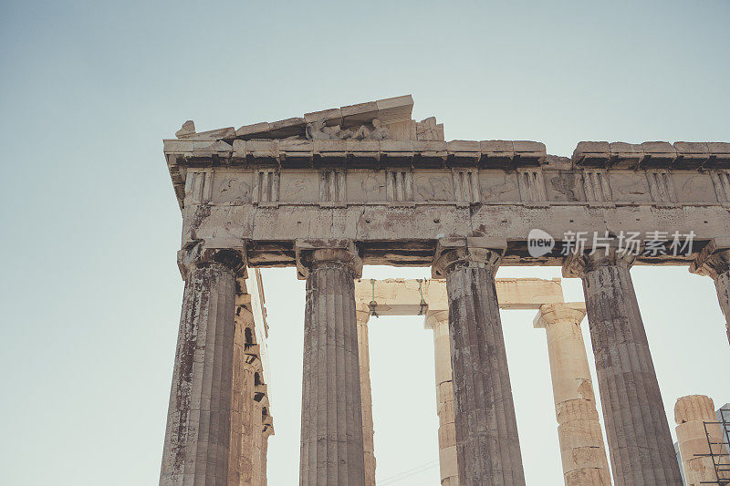 希腊雅典的帕台农神庙