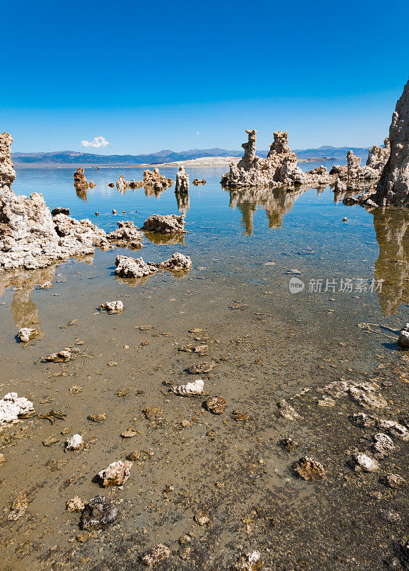 莫诺湖，东Sierra，加利福尼亚