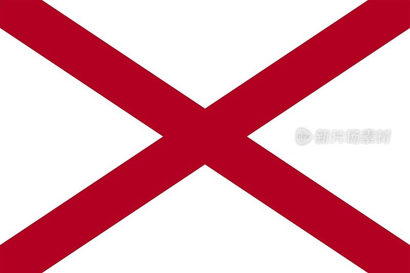 美国阿拉巴马州旗