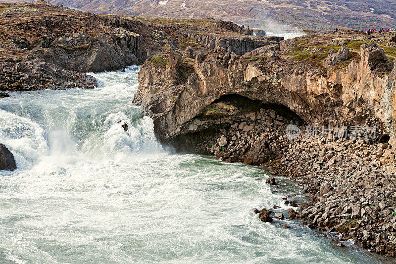 冰岛Godafoss瀑布