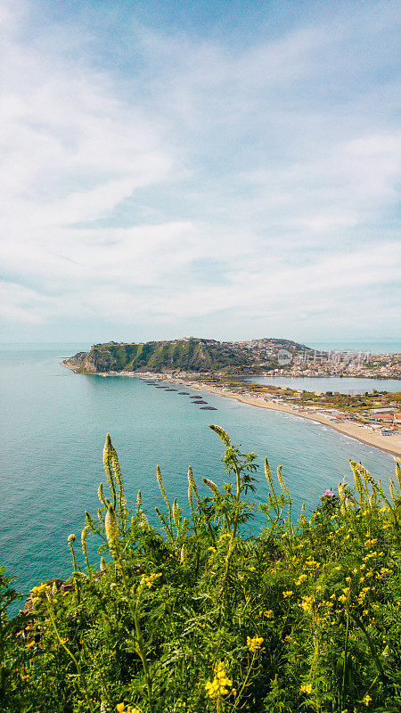 米塞诺海滩，那不勒斯湾，意大利