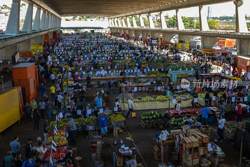 水果和蔬菜零售贸易São保罗