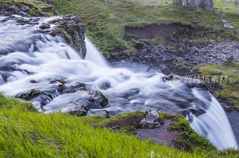 教会山瀑布,瀑布,冰岛,欧洲