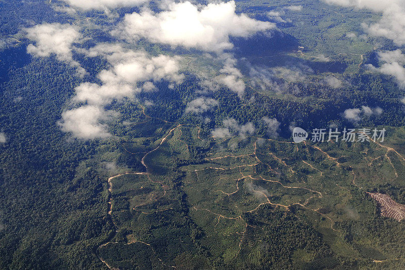 空中景观鸟瞰图