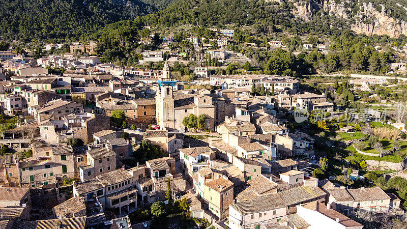 Valldemossa鸟瞰图