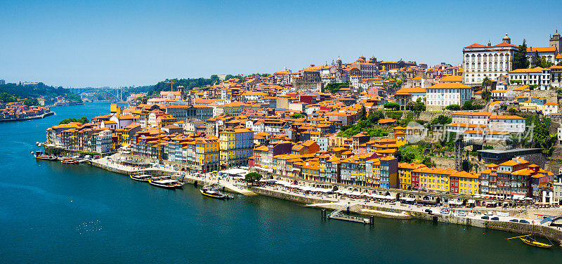 波尔图，葡萄牙老城的轮廓线