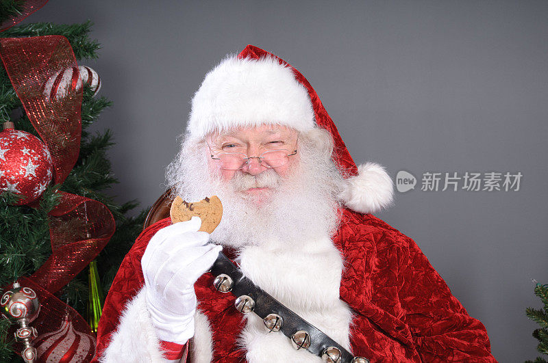 真正的圣诞老人和饼干