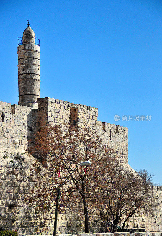耶路撒冷，大卫的城楼和城墙